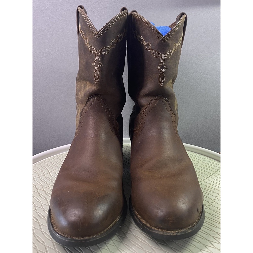 ARIAT Men's Leather Brown Western Cowboy Riding Boots‎ Style 35525 Sz.12 D - Picture 2 of 14